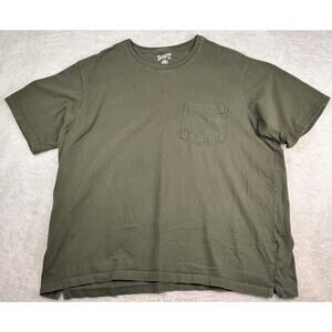 Duluth Trading Longtail T-Shirt Men’s 3XL Green Relaxed Fit Pocket Crewneck